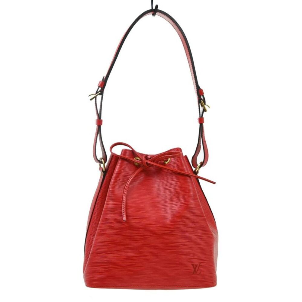 Louis Vuitton Petit Noe Epi Leather Red Leather Shoulder Bag Bag